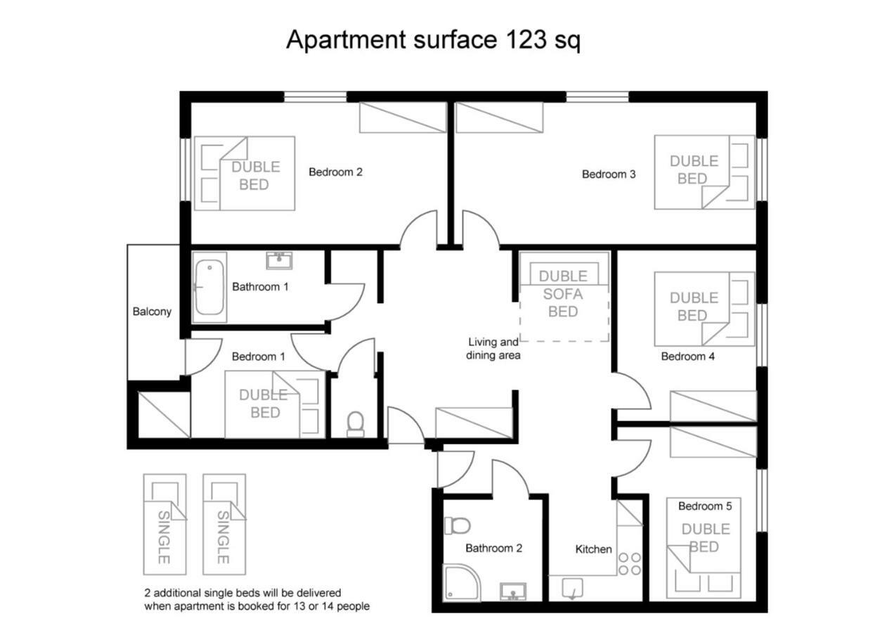 Modern Apartments Краков Экстерьер фото